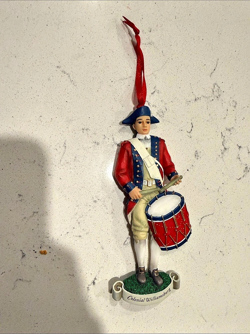Colonial Williamsburg Fife and Drum Corps Drummer Ornament